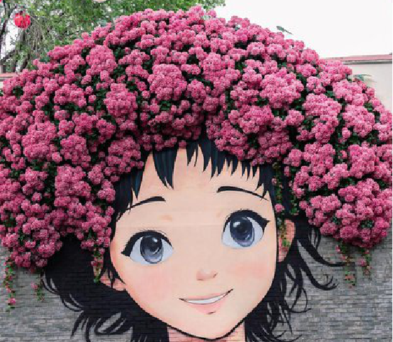 石城墙体彩绘-网红墙打卡