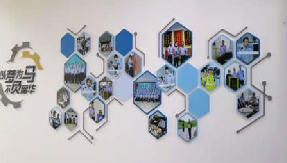 石城文化墙最常见的做法。