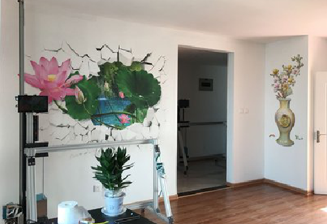 石城墙体彩绘相比墙纸的优势。