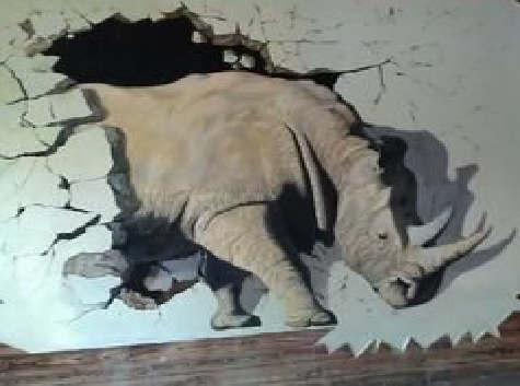 石城在墙绘中，如何绘制3D效果？