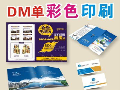石城单页印刷，色彩搭配简单。