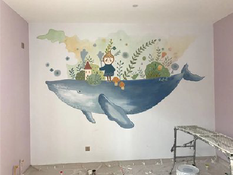 石城手绘墙的特点及优势。